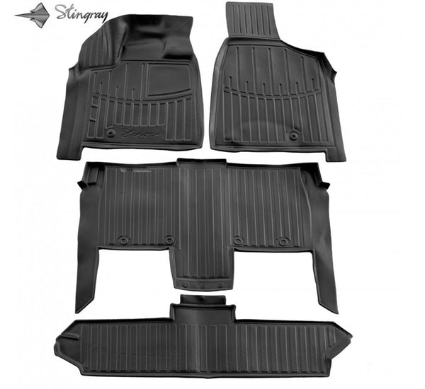 Kilimėliai 3D CHRYSLER Grand Voyager V RT 2008-2016, 4 pc. black /5061024