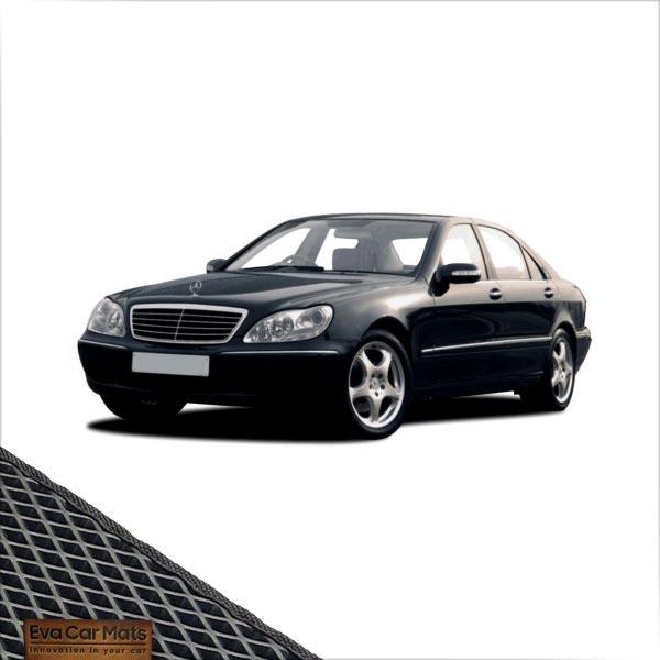 "EVA" polimeriniai  kilimėliai MERCEDES BENZ S-CLASS LONG W220 (1998-2005) - Trilesta