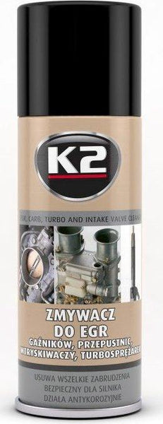 K2 EGR, KARBIURATORIAUS, TURBO VALIKLIS PURŠKIAMAS 400ML. - Trilesta