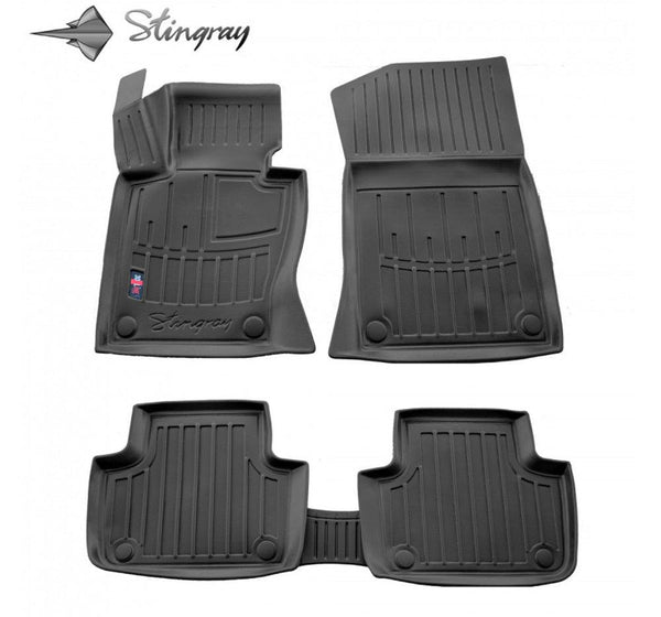 Kilimėliai "Stingray" 3D BMW X3 E83 2004-2010, 5 vnt. juodi /5027085 - Trilesta