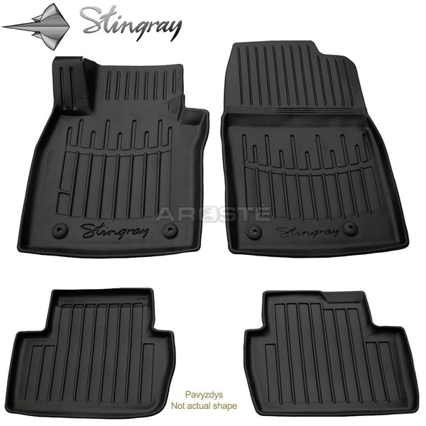 Kilimėliai "Stingray" 3D HONDA CR-V III 2006-2012, 4 vnt. juodi /5008044 - Trilesta