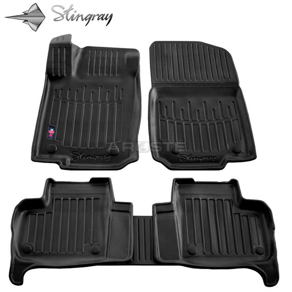 Kilimėliai "Stingray" 3D MERCEDES BENZ W166 ML 2011-2015, 5 vnt. juodi /5012015 - Trilesta