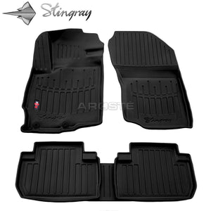 Kilimėliai "Stingray" 3D MITSUBISHI Outlander XL 2006-2012, 5 vnt. juodi /5013015 - Trilesta