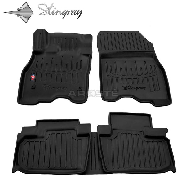 Kilimėliai "Stingray" 3D NISSAN Leaf ZE0 2010-2017, 5 vnt. juodi /5014055 - Trilesta