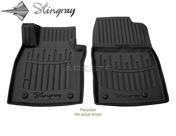 Kilimėliai "Stingray" 3D NISSAN NV400 2010-2021, 2 vnt. juodi /5018242 - Trilesta