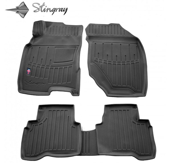 Kilimėliai "Stingray" 3D NISSAN X-Trail T30 2001-2007, 5 vnt. juodi /5014115 - Trilesta