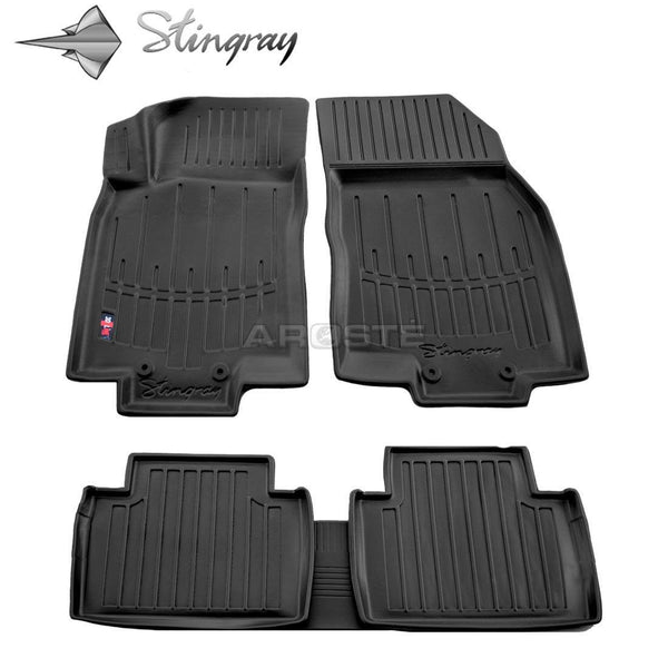 Kilimėliai "Stingray" 3D NISSAN X-Trail T32 2014-2020, 5 vnt. juodi /5014025 - Trilesta