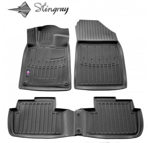 Kilimėliai "Stingray" 3D PEUGEOT 407 2004-2011, 4 vnt. juodi /5016134 - Trilesta