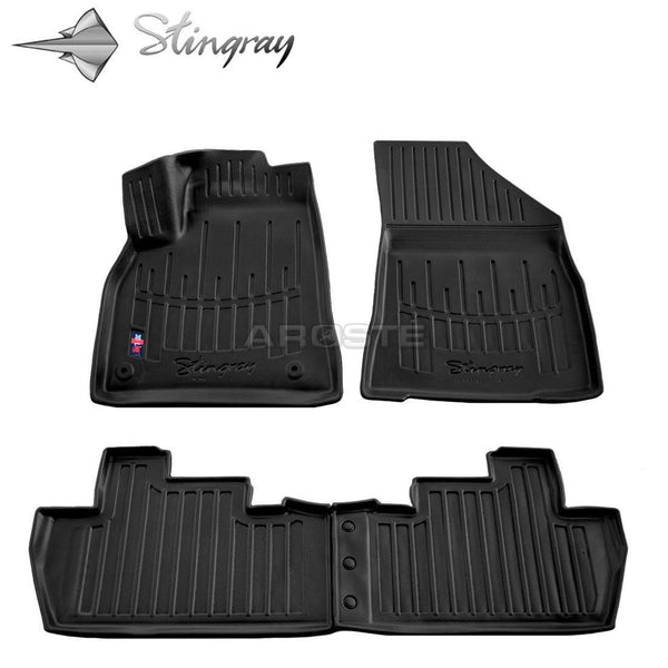 Kilimėliai "Stingray" 3D PEUGEOT 5008 2008-2017, 4 vnt. juodi /5016064 - Trilesta