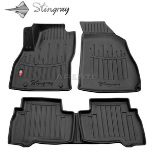 Kilimėliai "Stingray" 3D PEUGEOT Bipper 2008-2017, 5 vnt. juodi /5006035 - Trilesta