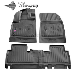 Kilimėliai "Stingray" 3D PEUGEOT Rifter 2018->, 4 vnt. (without armrest) /5016114 - Trilesta