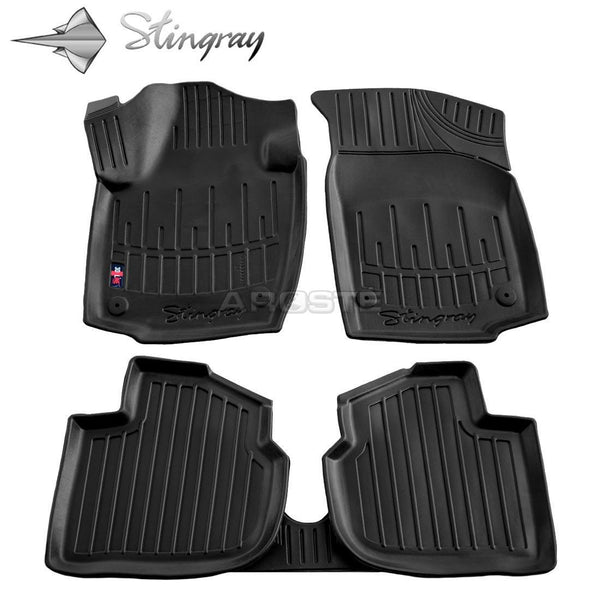 Kilimėliai "Stingray" 3D SEAT Toledo IV 2012-2019, 5 vnt. juodi /5020035 - Trilesta