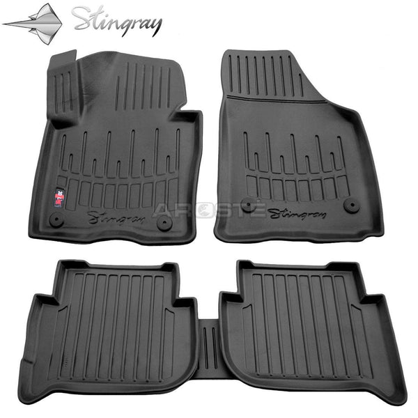 Kilimėliai "Stingray" 3D VOLKSWAGEN Touran I 2003-2015, 5 vnt. juodi /5024075 - Trilesta